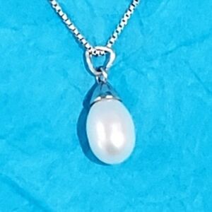 💥FINAL PRICE! 925 Sterling Freshwater Pearl Pendant